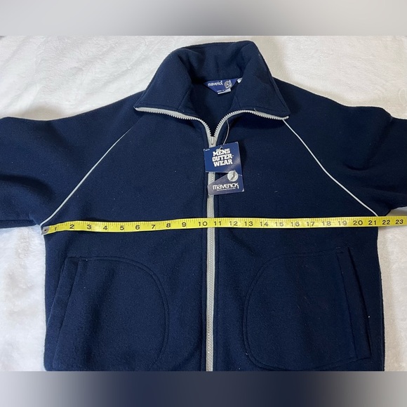 Maverick Vintage NWT Men’s M. Polar fleece Jacket w/slide pockets & zip closure - Picture 4 of 11